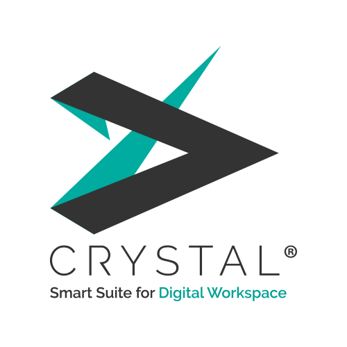 Crystal suite logo noir